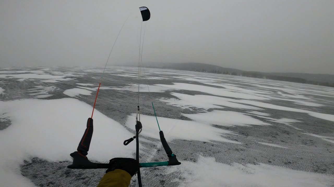 Ice Kiting the Inland Sea