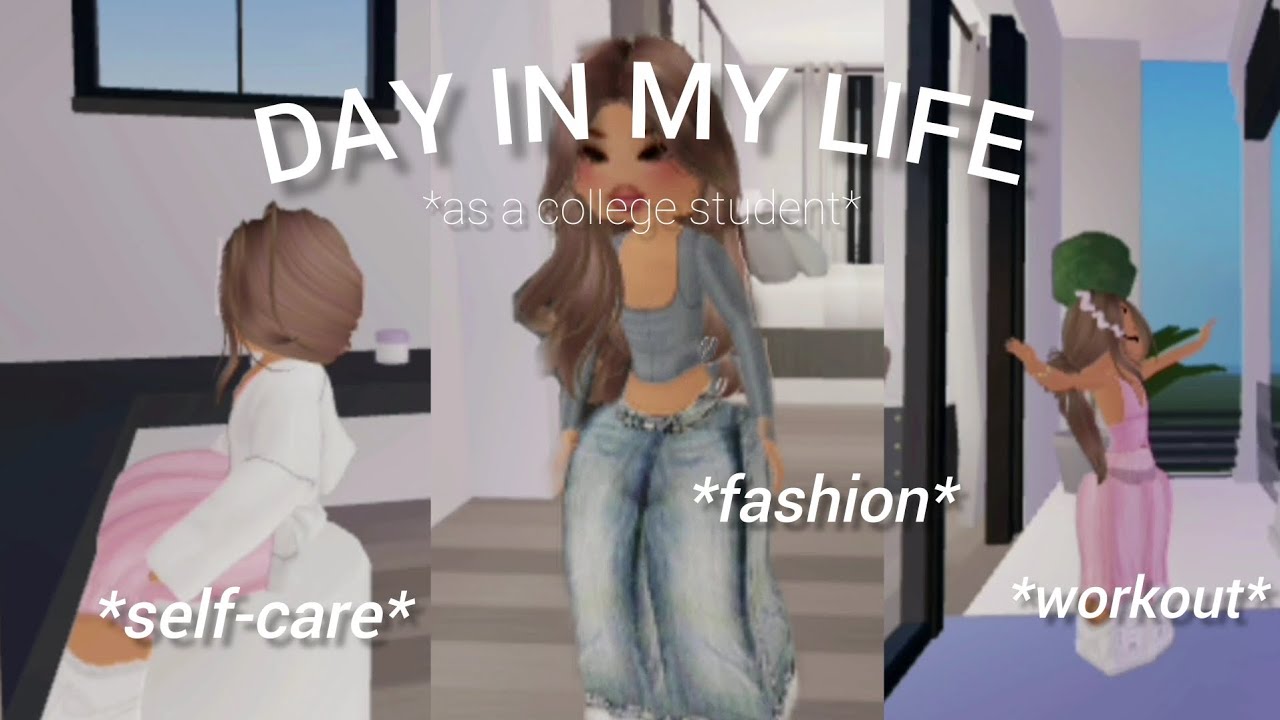 A DAY IN THE LIFE of a college student.A berry avenue vlog||