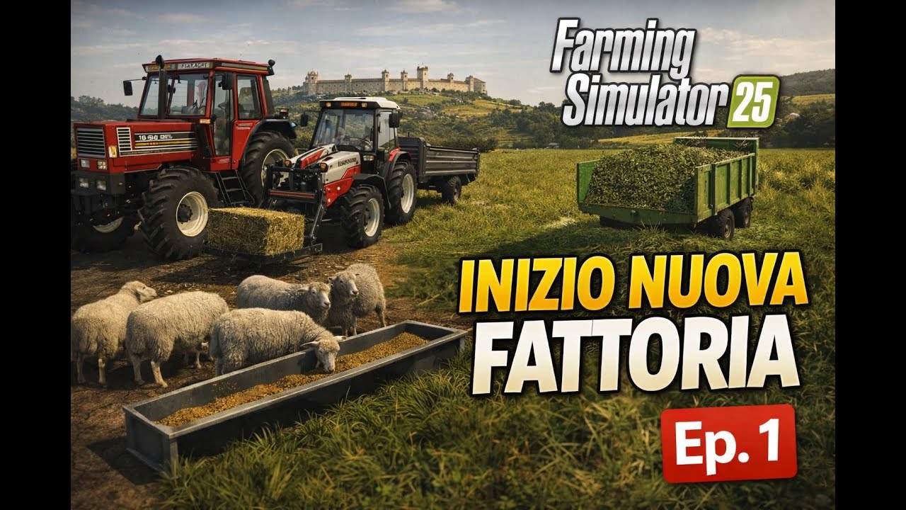 Il primo giorno nella mia nuova fattoria | FS25 Monteriggioni Ep. 1