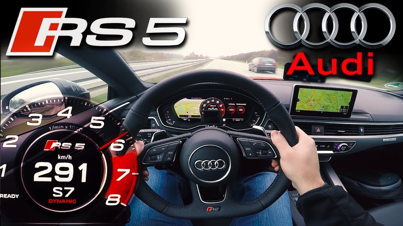 CRAZY !!! 2018 Audi RS5 2.9 V6 Bi-Turbo | TOP SPEED on German Autobahn! ✔