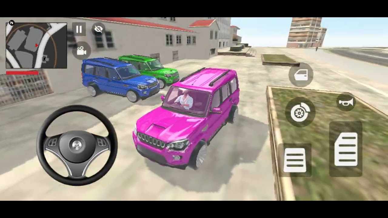 Franklin Ka Ultimate Black, Blue, Pink And Green Scarpio Collection In CAR SHOWROOM Ka Bagal Ma  