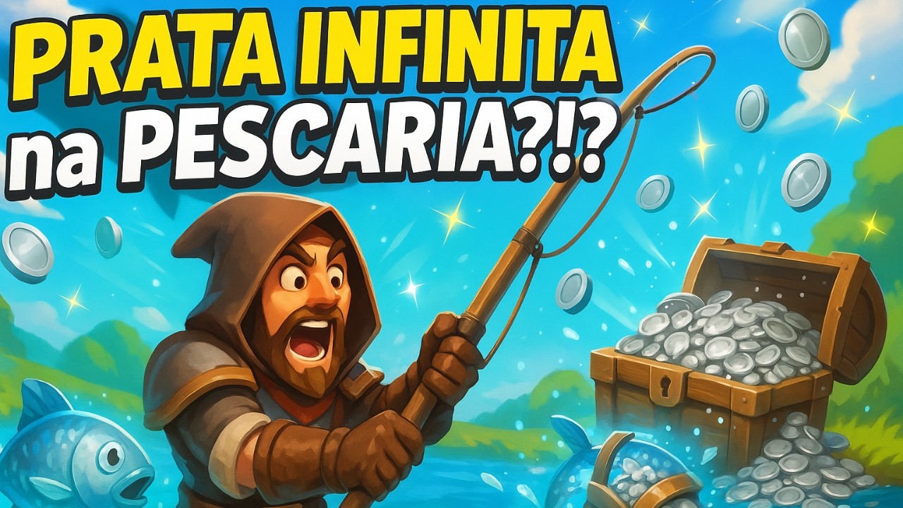 FA&Ccedil;A SEU PREMIUM PESCANDO no Albion Online 🎣 | Farm de Prata F&aacute;cil e Seguro (2025)