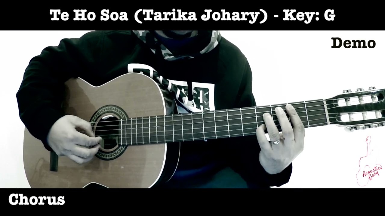 Te Ho Soa (Tarika Johary) - Malagasy Guitar Tutorial  (2/2 - Demo)