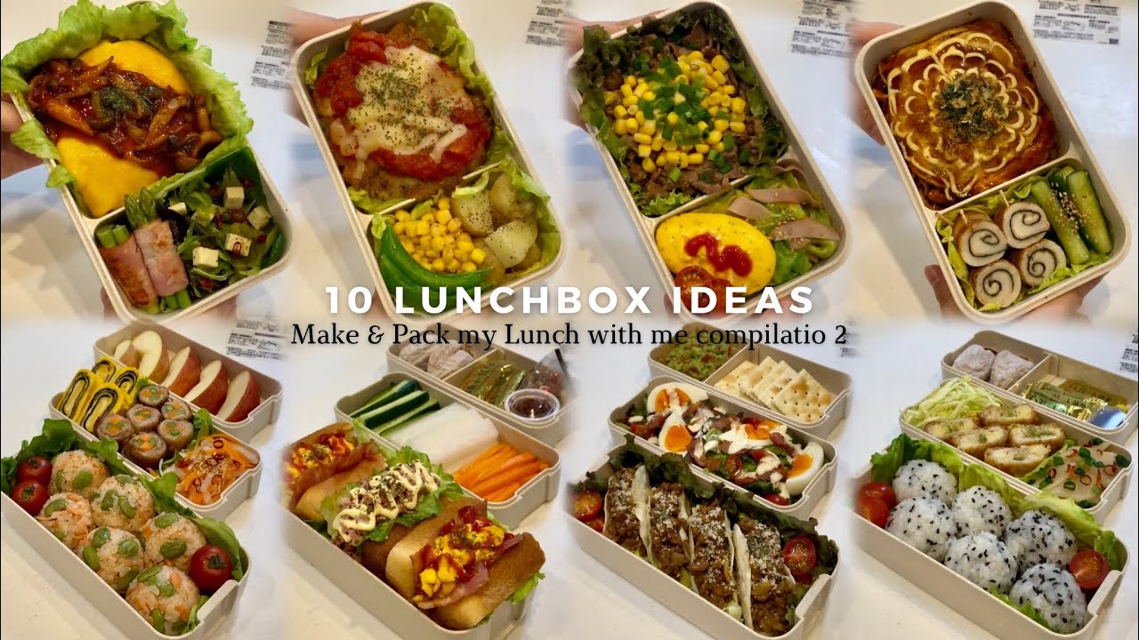 $15 per week for lunches looks like in Japan *10 ideas/Pack my lunch with me compilation 2 🍱