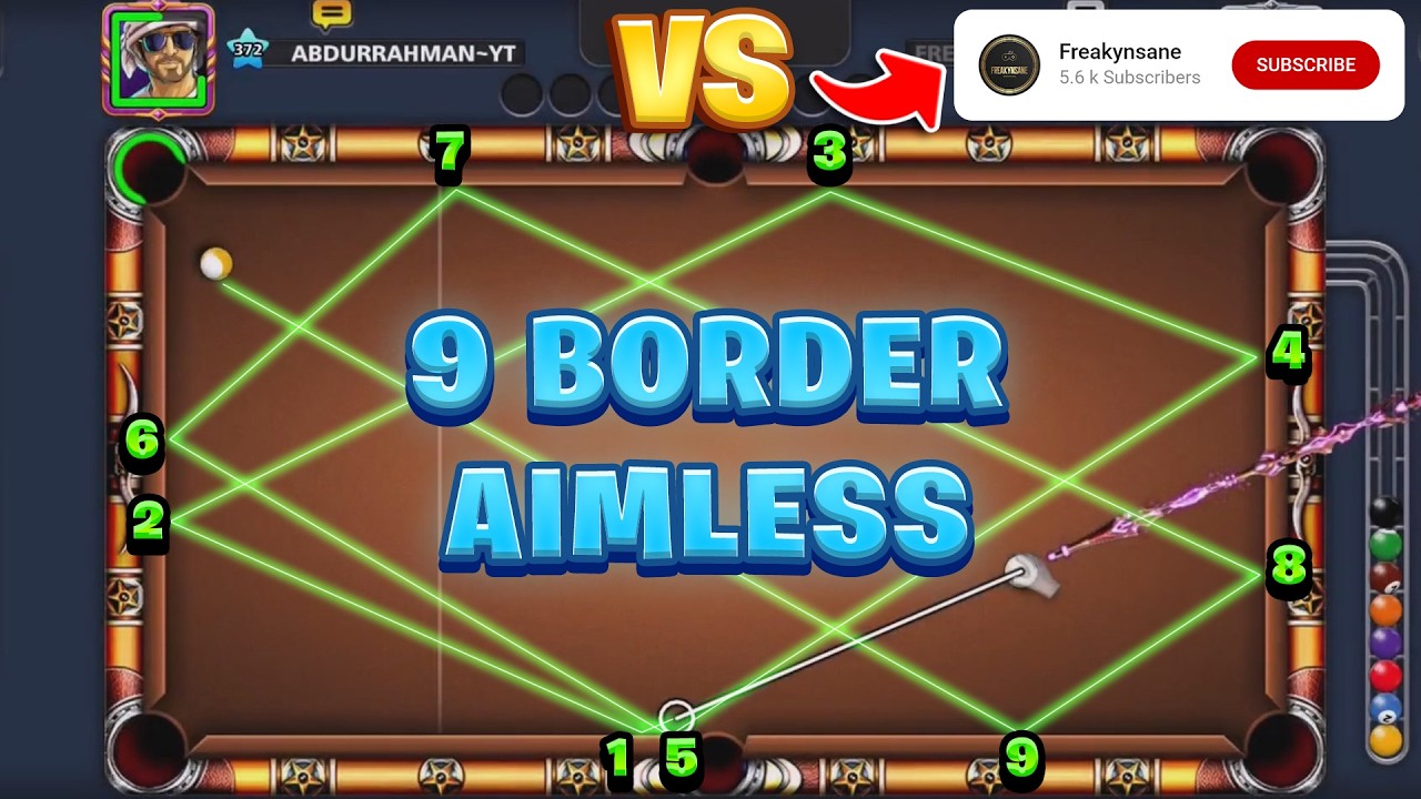 Unbelievable 8 Ball Pool Trickshots ft. @freakynsane