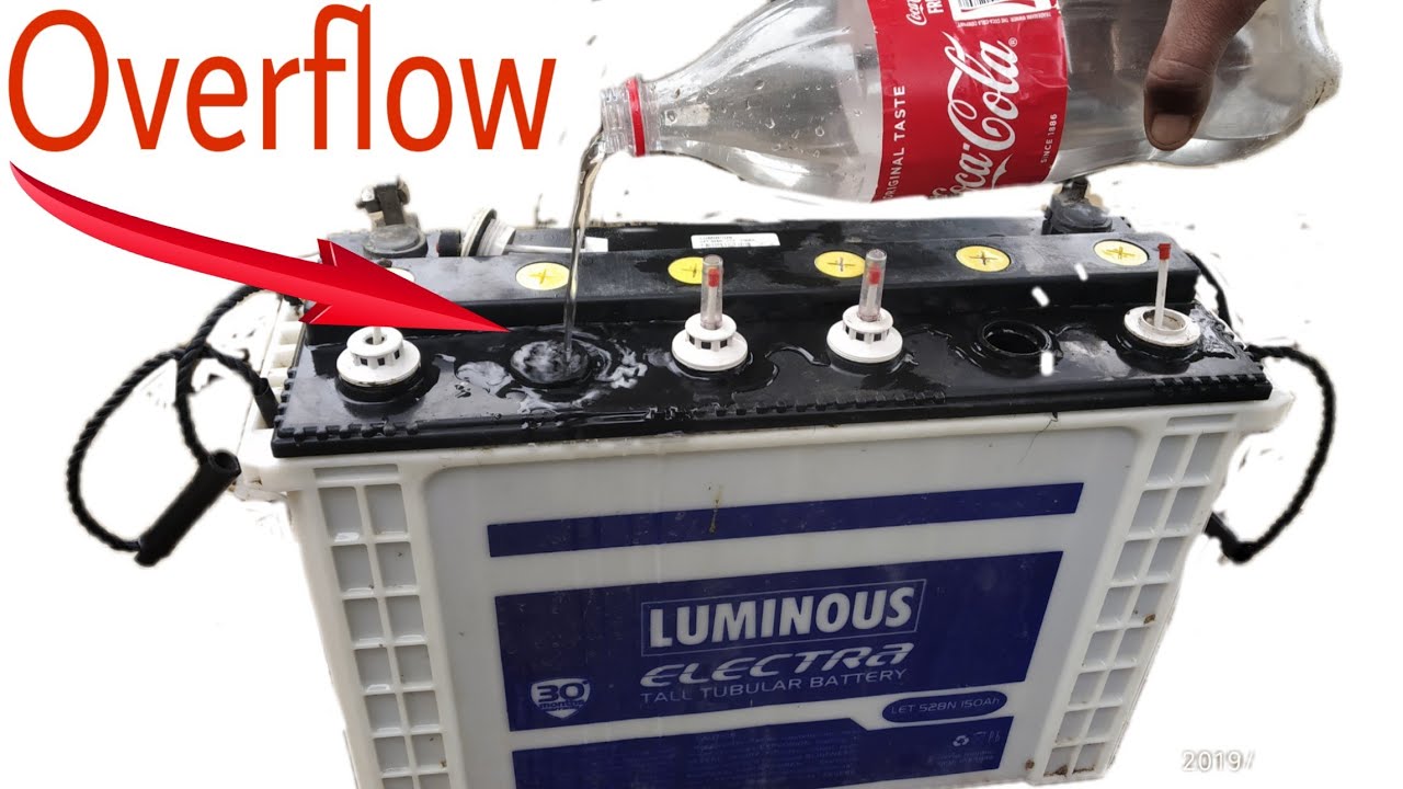 Battery Water Overflow losses |
Battery me jyada water ke kya kya nuksan hai