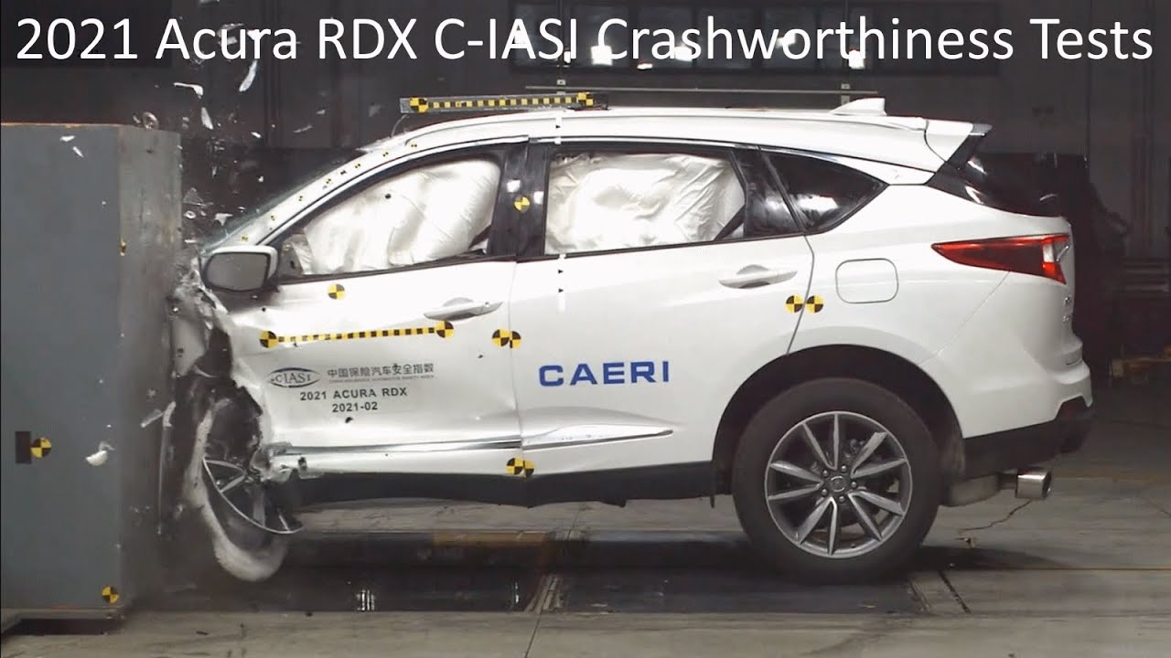 2021-2022 Acura RDX C-IASI Crashworthiness Tests (Small Overlap Crash Test + More)