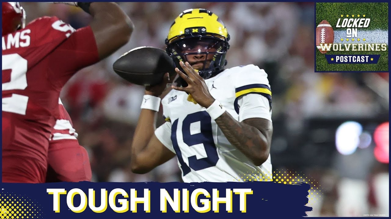WOLVERINES POSTCAST: OUCH! Michigan Wolverines LOSE To Oklahoma Sooners | U of M Offense Shutdown