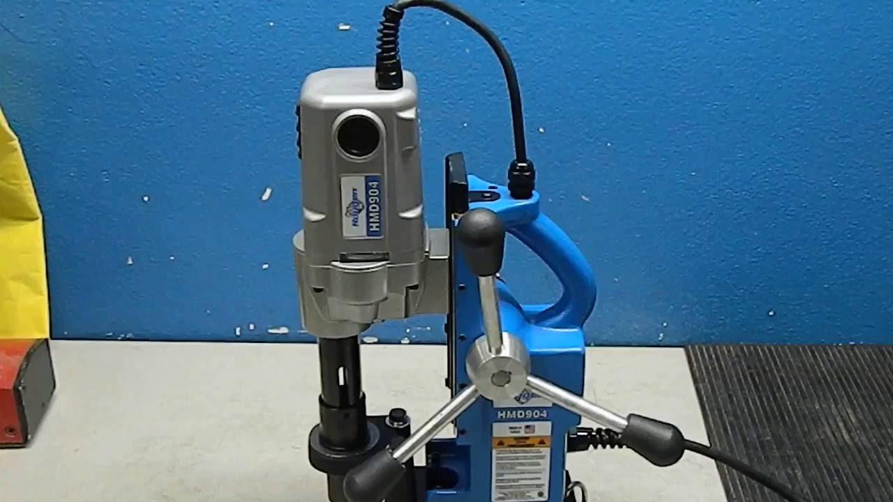Hougen Portable Mag Base Drill Demo