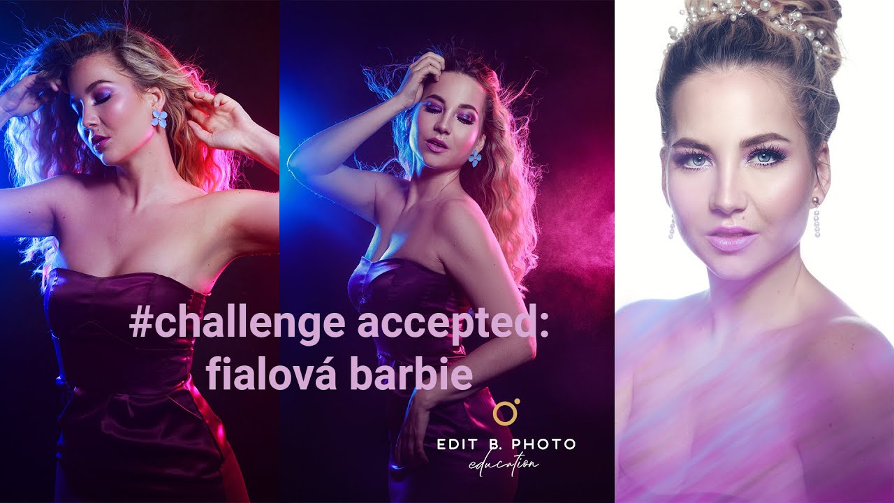 Focen&iacute; s Edit B. - fialov&aacute; barbie #challengeaccepted