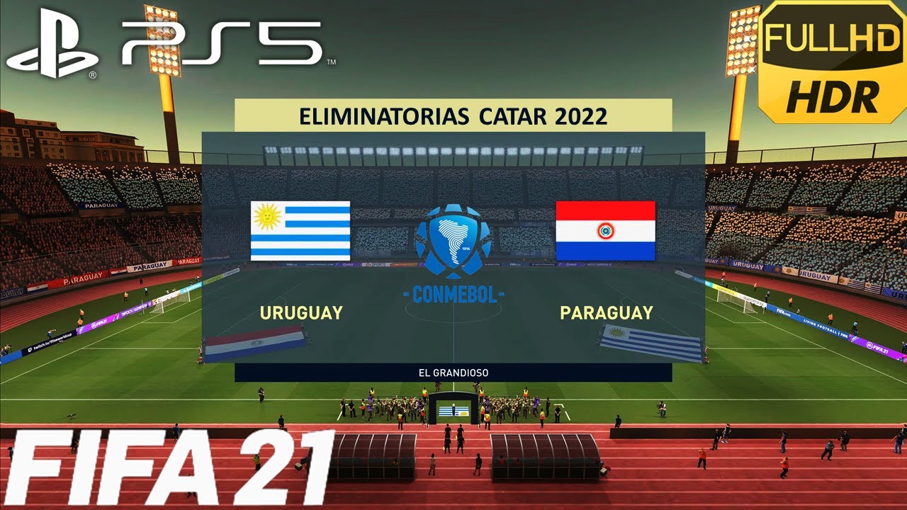 FIFA 21 PS5 | Uruguay vs Paraguay | Eliminatorias CONMEBOL | 4K 60fps HDR | Español Latino