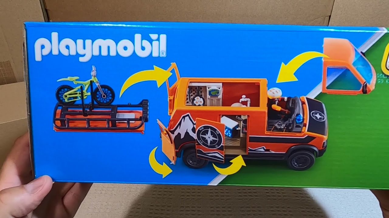 PLAYMOBIL ADVENTURE VAN 70660 OFF ROAD ACTION 