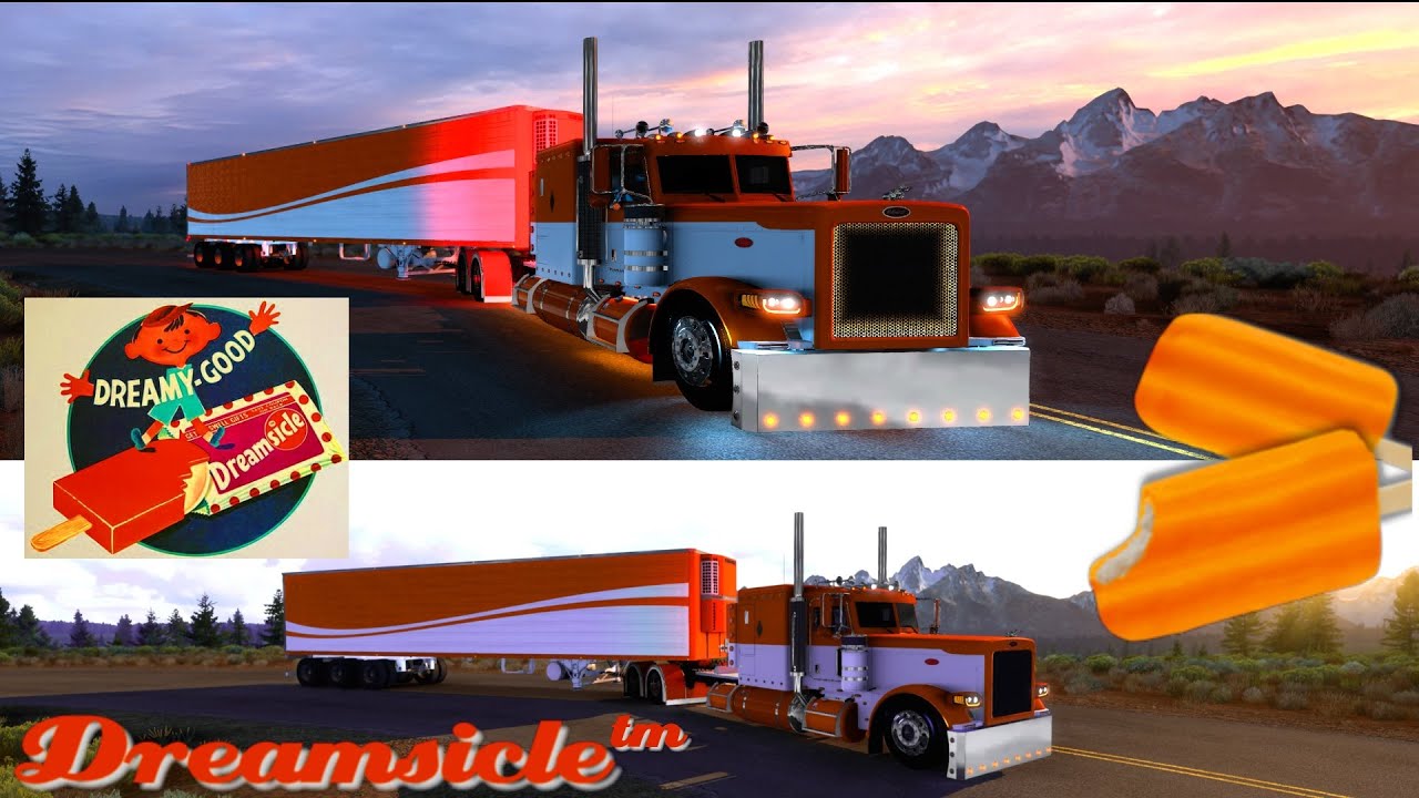 ATS 1.44 PINGA MOD REVIEW l DREAMSICLE l BUILD AND DRIVE