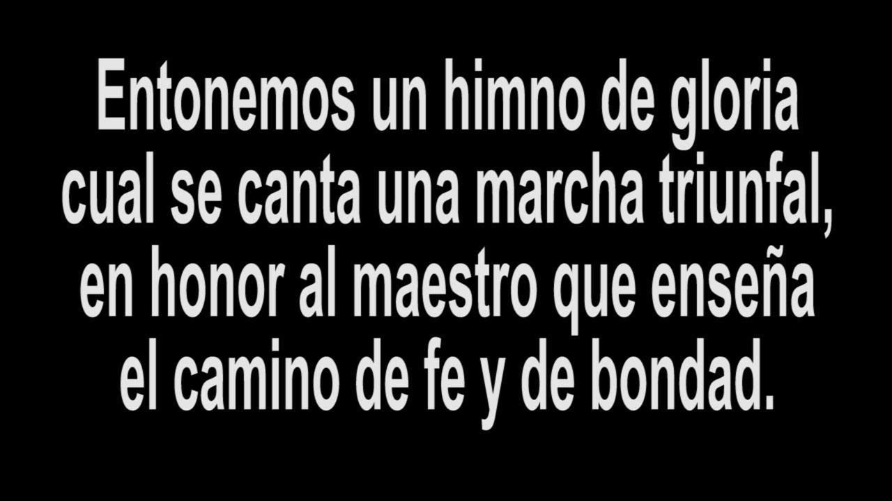 Himno al Maestro👨🏽‍🏫 (música y letra)