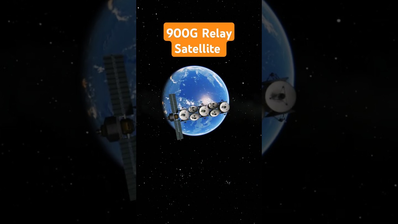 Launching 900G Relay Satellite to Kerbin - Kerbal Space Program #kerbalspaceprogram #space #gaming