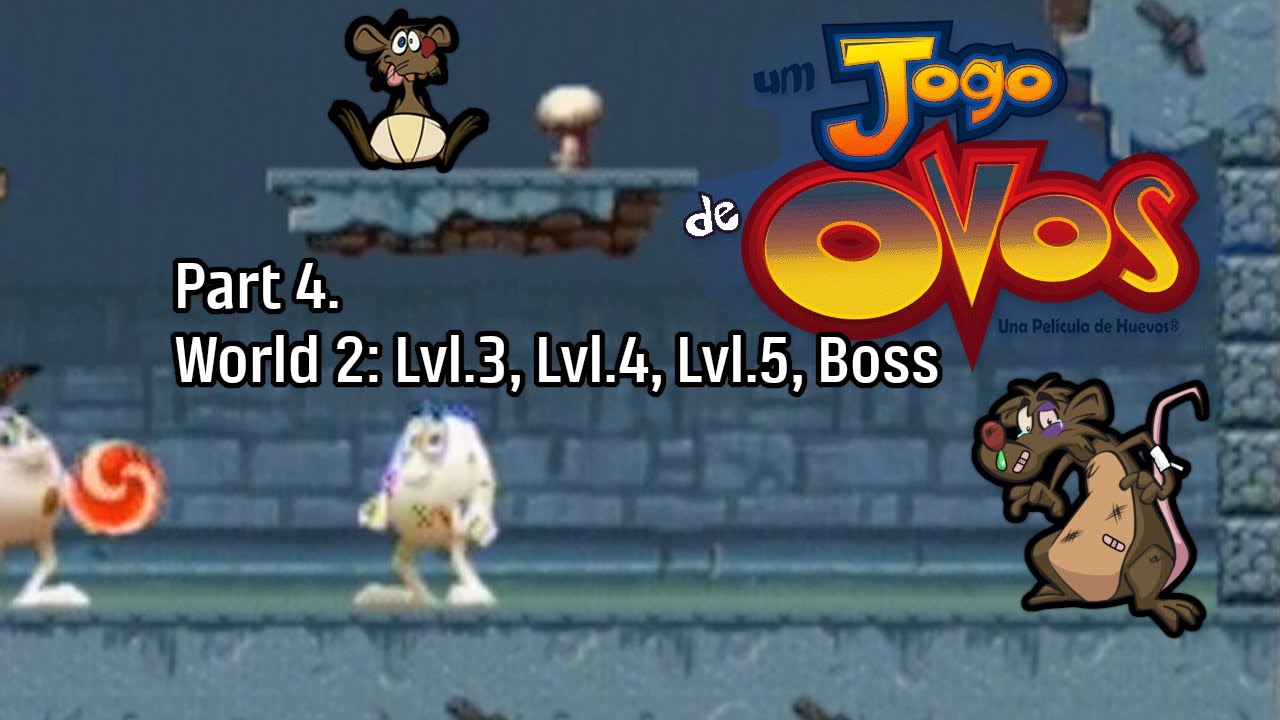 Zeebo Footage: Um Jogo de Ovos (2010) - World 2: Levels 3, 4, 5, Boss Fight