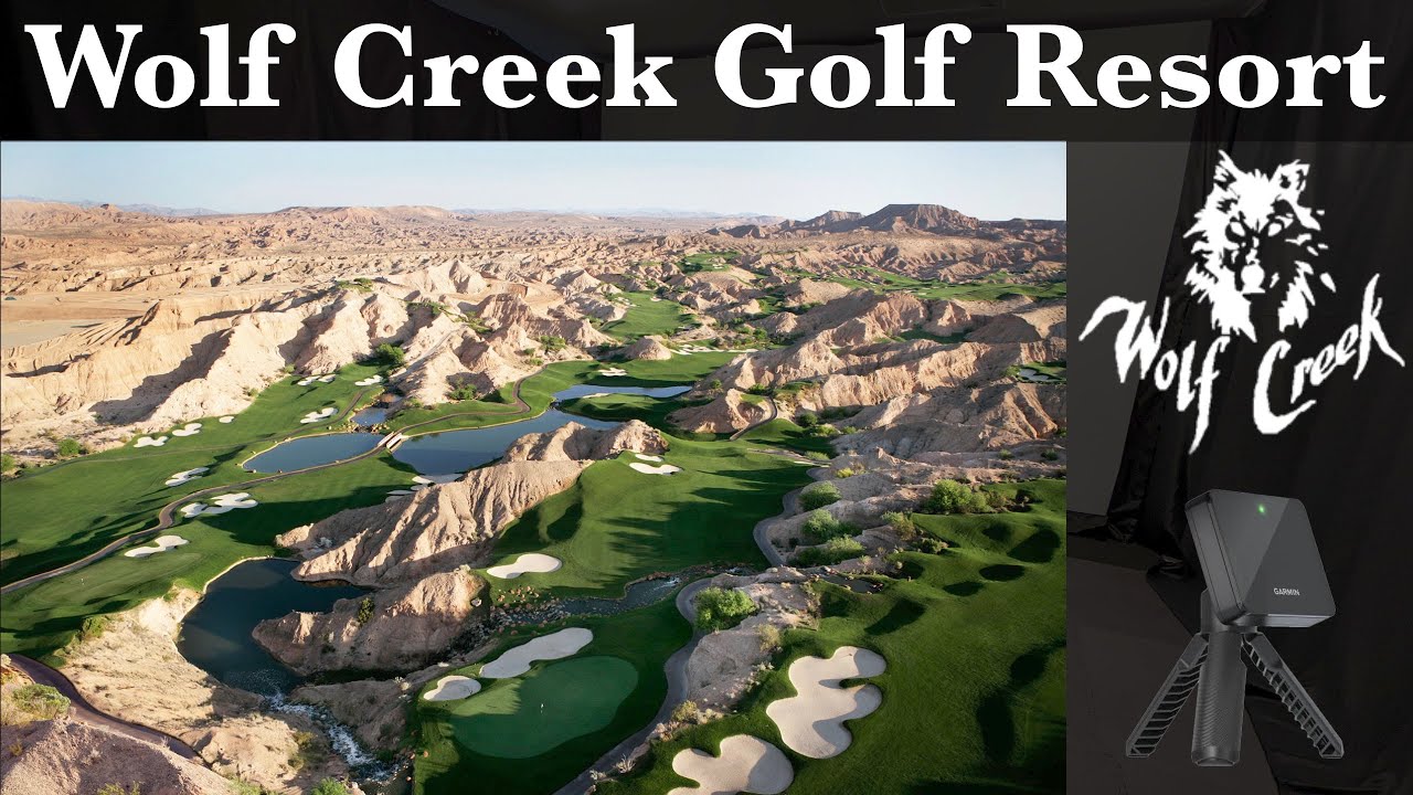 Garmin R10 - Wolf Creek Golf Resort! Holes 2, 5, 8, 12 and 15 on GS Pro