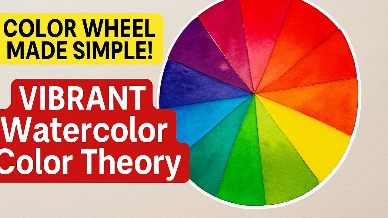 Master the Watercolor Color Wheel | Color Theory Made Easy for Beginners #techniques #colorwheel