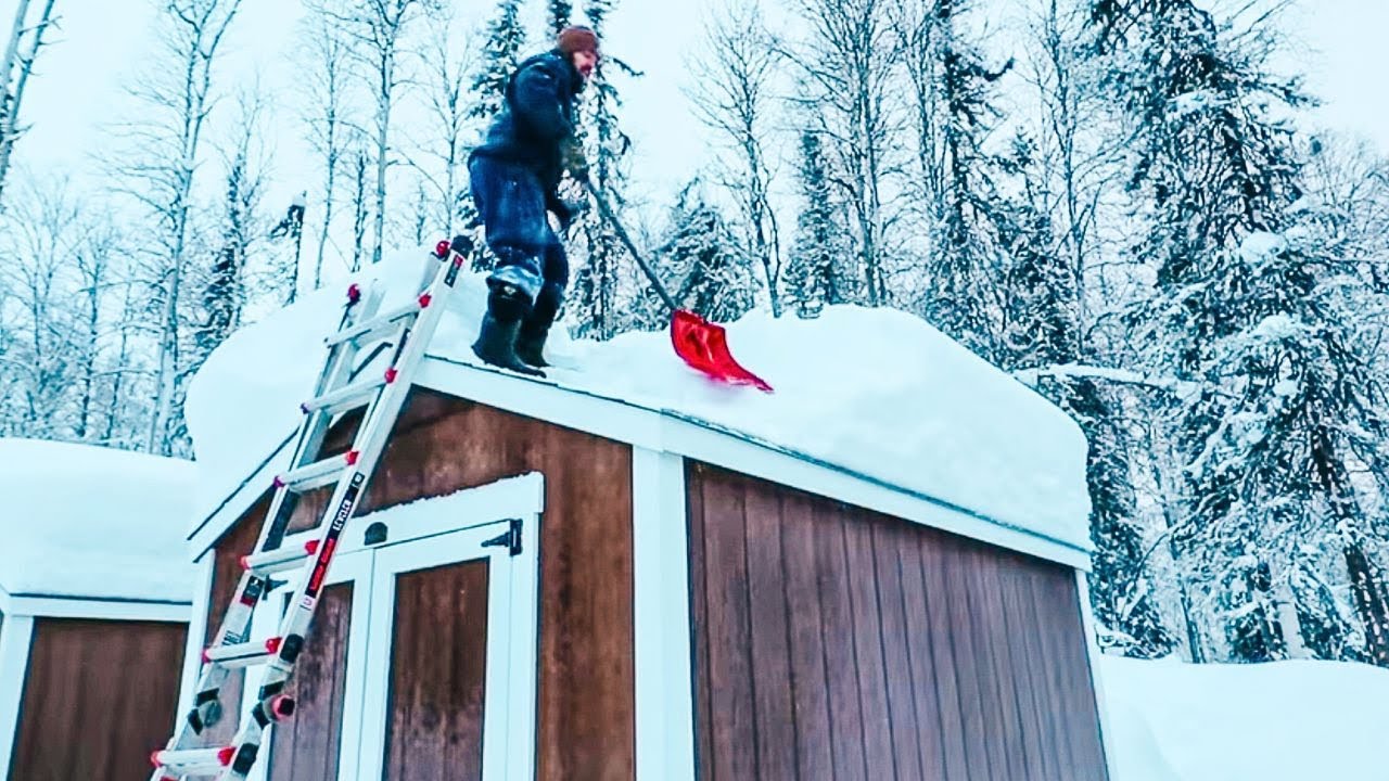 Extreme Snowfall! Alaska SNOW Removal +  Snowmachining ALASKA'S Trails!