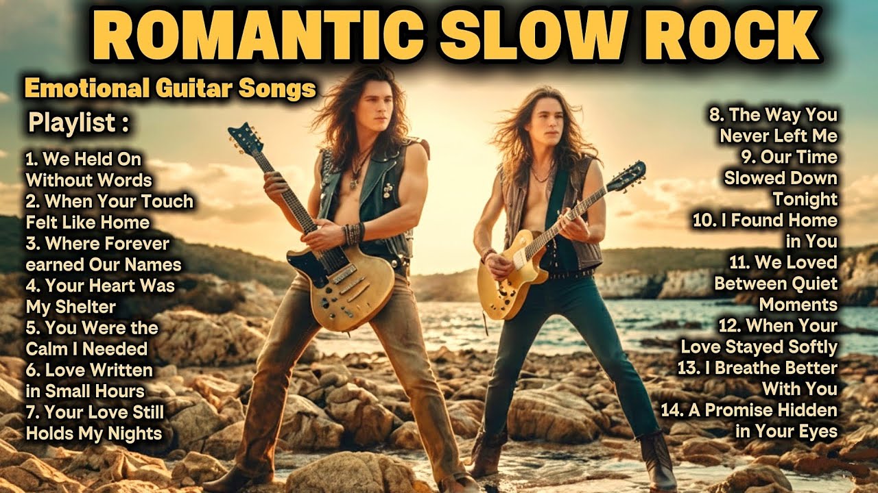 Romantic Slow Rock Collection ❤ Emotional Guitar Songs