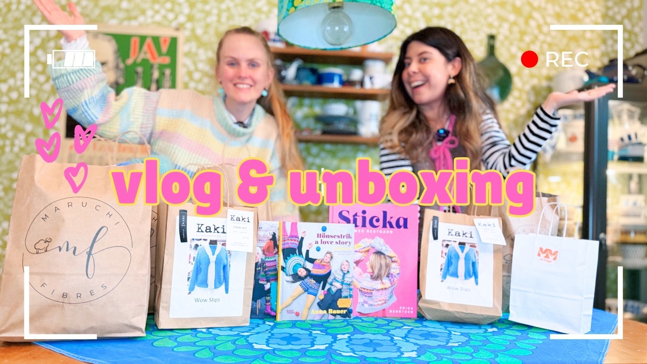 avsnitt 4 | vlog fr&aring;n sy- och hantverksfestivalen, haul & KAL -`♡&acute;-