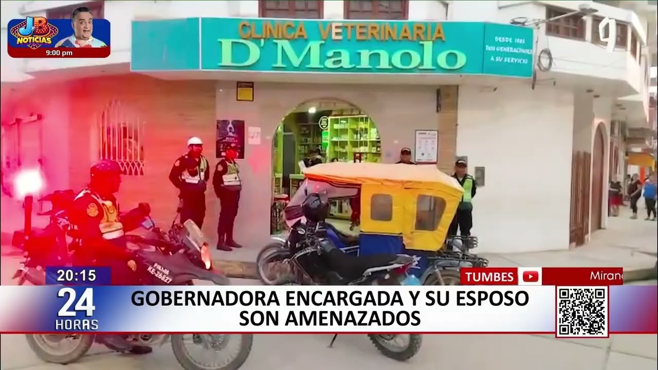 Tumbes: dejan carta extorsiva y explosivo a gobernadora encargada y su esposo candidato