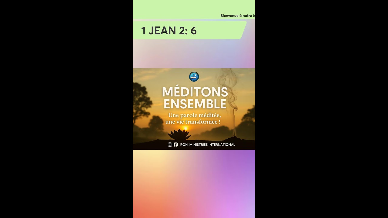 MÉDITATION QUOTIDIENNE 📱
