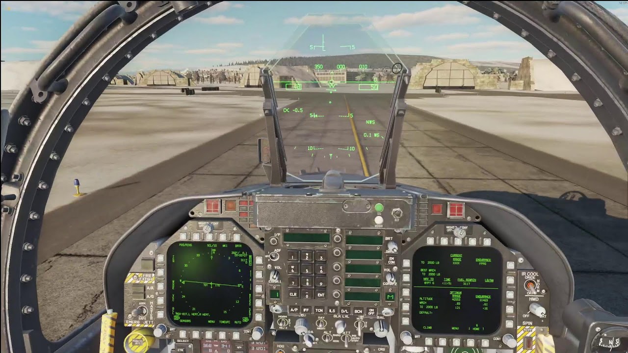 DCS  F/A-18C gameplay - Burning Skies PVE server.