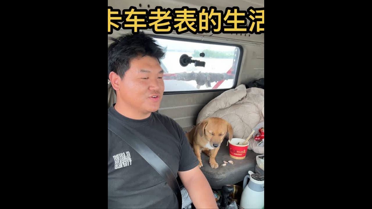 老乡，老乡我俩一起装车，出发泉城济南，一天一夜，人车都不歇，尿尿瓶子接，圆满完成#全国卡友 #货运行业 #中华田园犬 #地方特色美食 #用抖音记录卡车生活