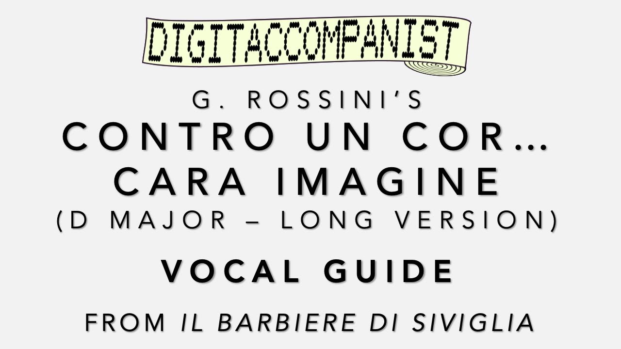 Contro un cor (D Major - Long version) (Vocal Guide) – Digital Accompaniment