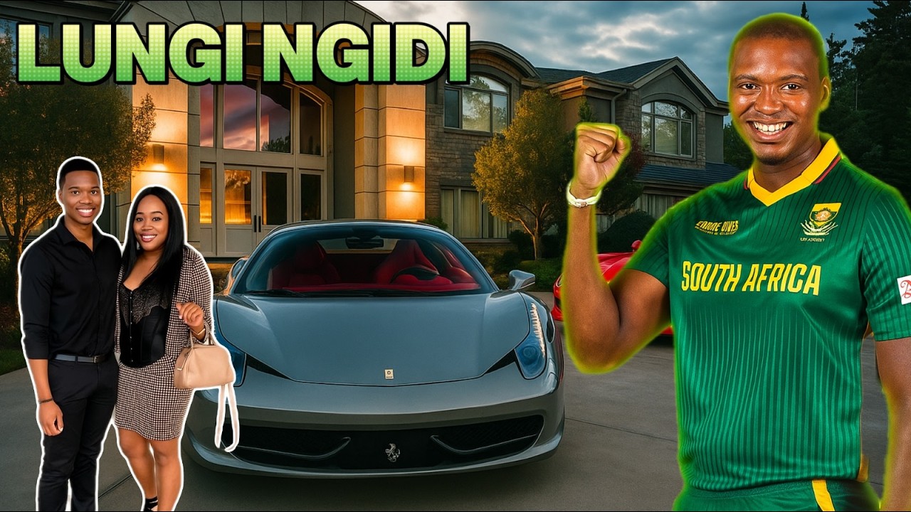 &ldquo;Lungi Ngidi&rsquo;s Millionaire Life ★ Supercars, Gauteng Mansion & Cricket Glory 2025&rdquo;