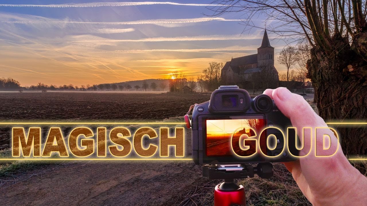 HET GOUDEN UURTJE tijdens ZONSOPGANG: de HEMEL stond in BRAND ...  | vroege landschapsfotografie.