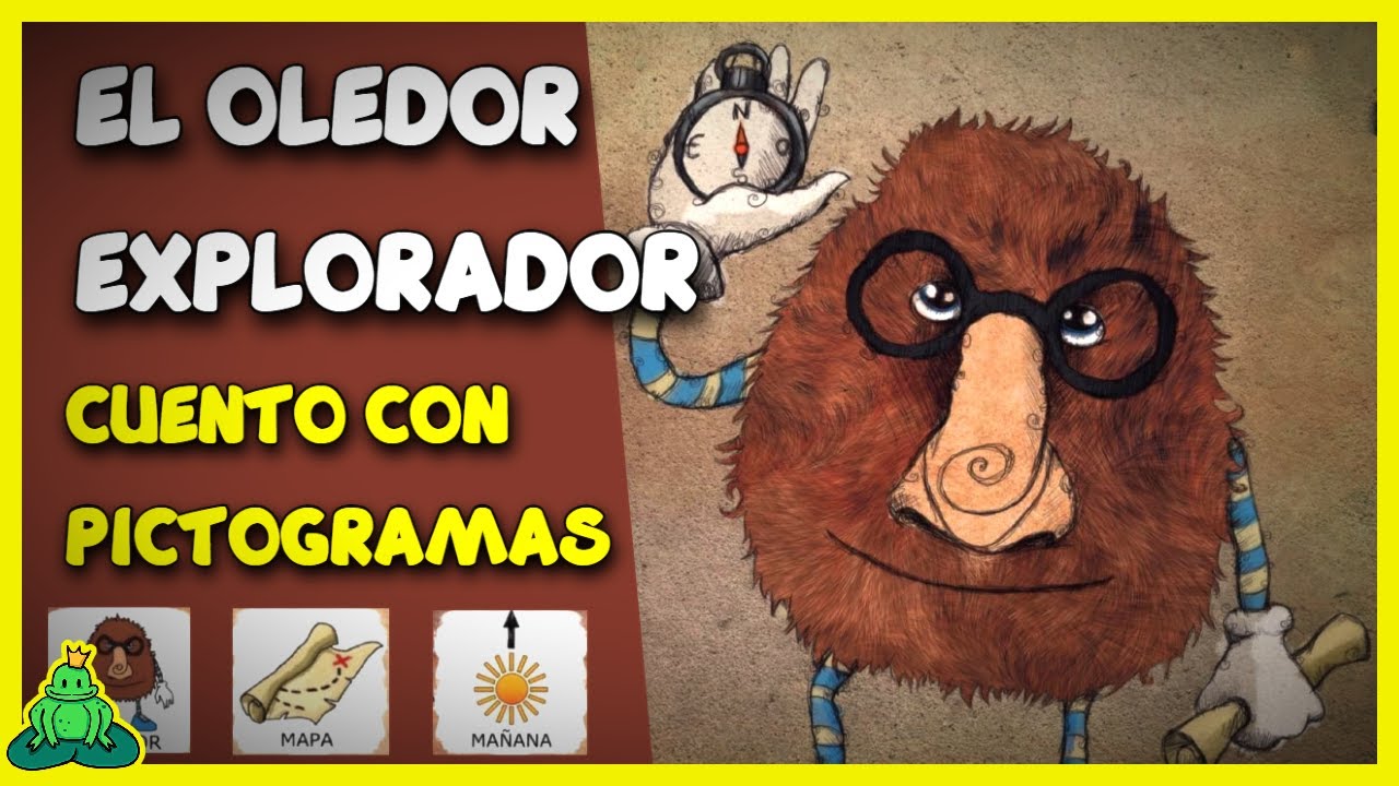 👃🗺️ EL OLEDOR EXPLORADOR  Cuentos con PICTOGRAMAS para NIÑOS AUTISTAS