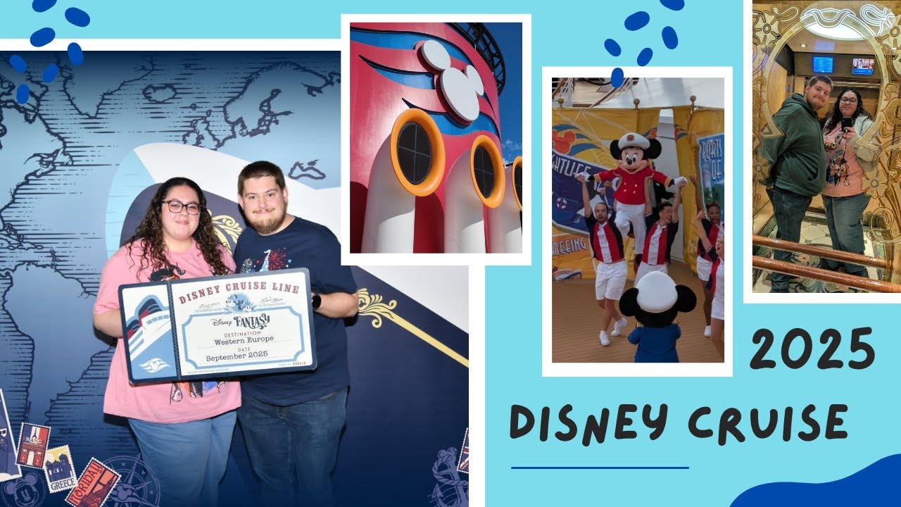 Disney Western Europe Cruise September 2025 - Embarkation Day (Disney Fantasy Stateroom 7022 & Haul)