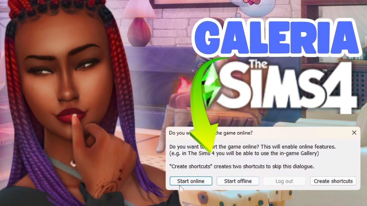 Como Ativar a Galeria Online no THE SIMS 4 (Tutorial 2025/2026)
