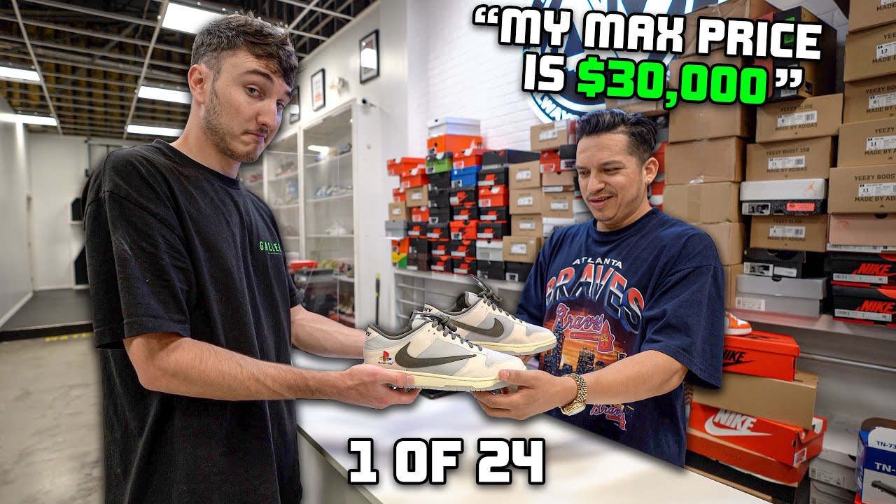 Trying To Sell 1/24 Travis Scott Playstation Dunks To Sneaker Stores