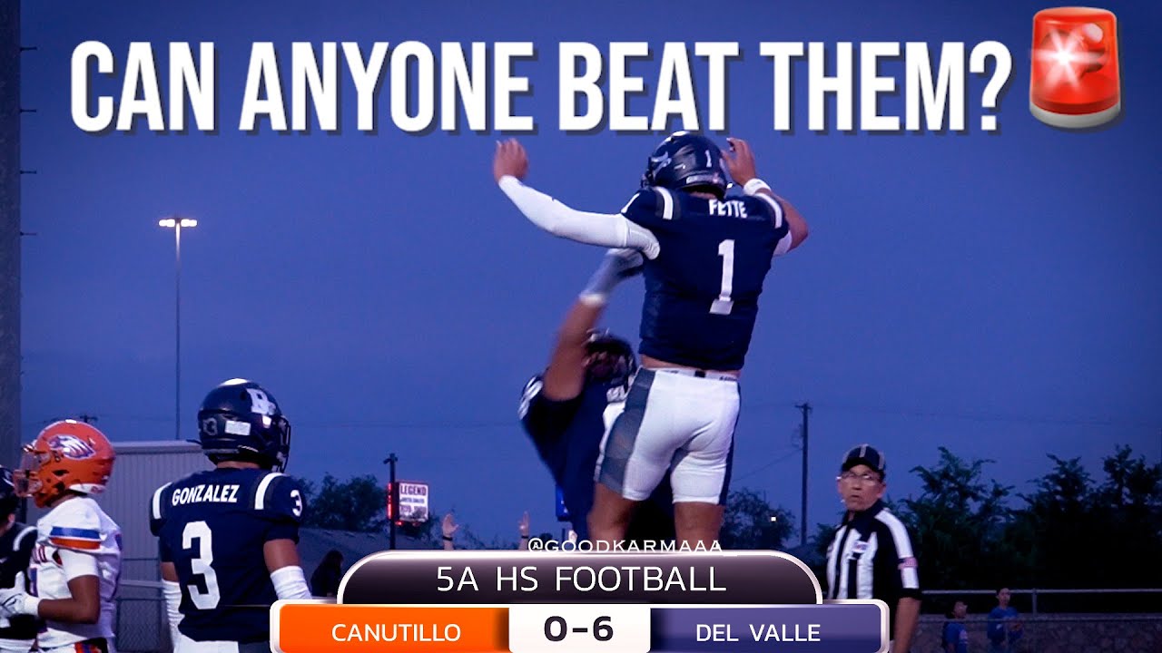 Del Valle vs Canutillo UPSET ALERT🚨 UNDERDOG BATTLES IN DISTRICT!  feat - #3 Dylan Gonzalez #elpaso
