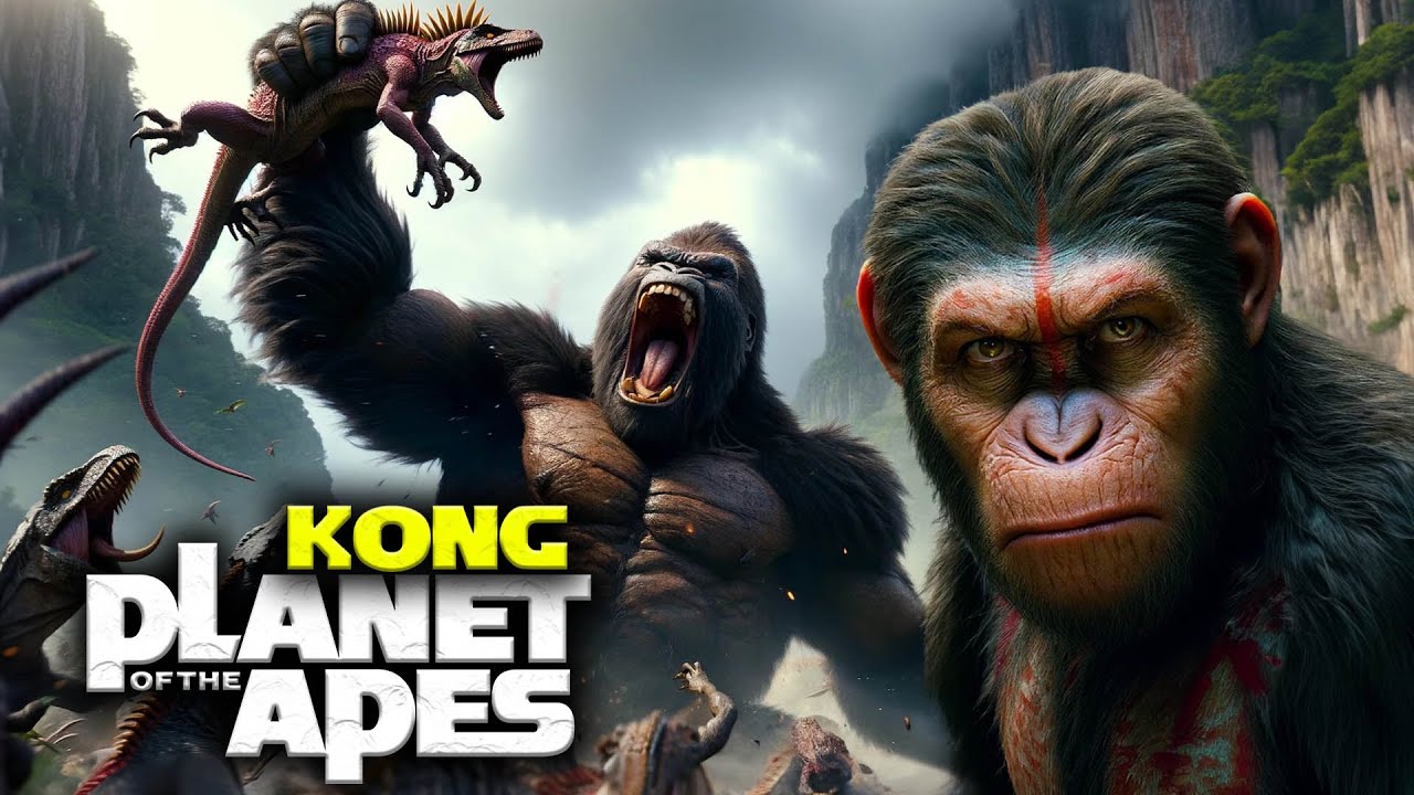 Kong luchó con dinosaurios en el Planeta de los Simios -Comic #5