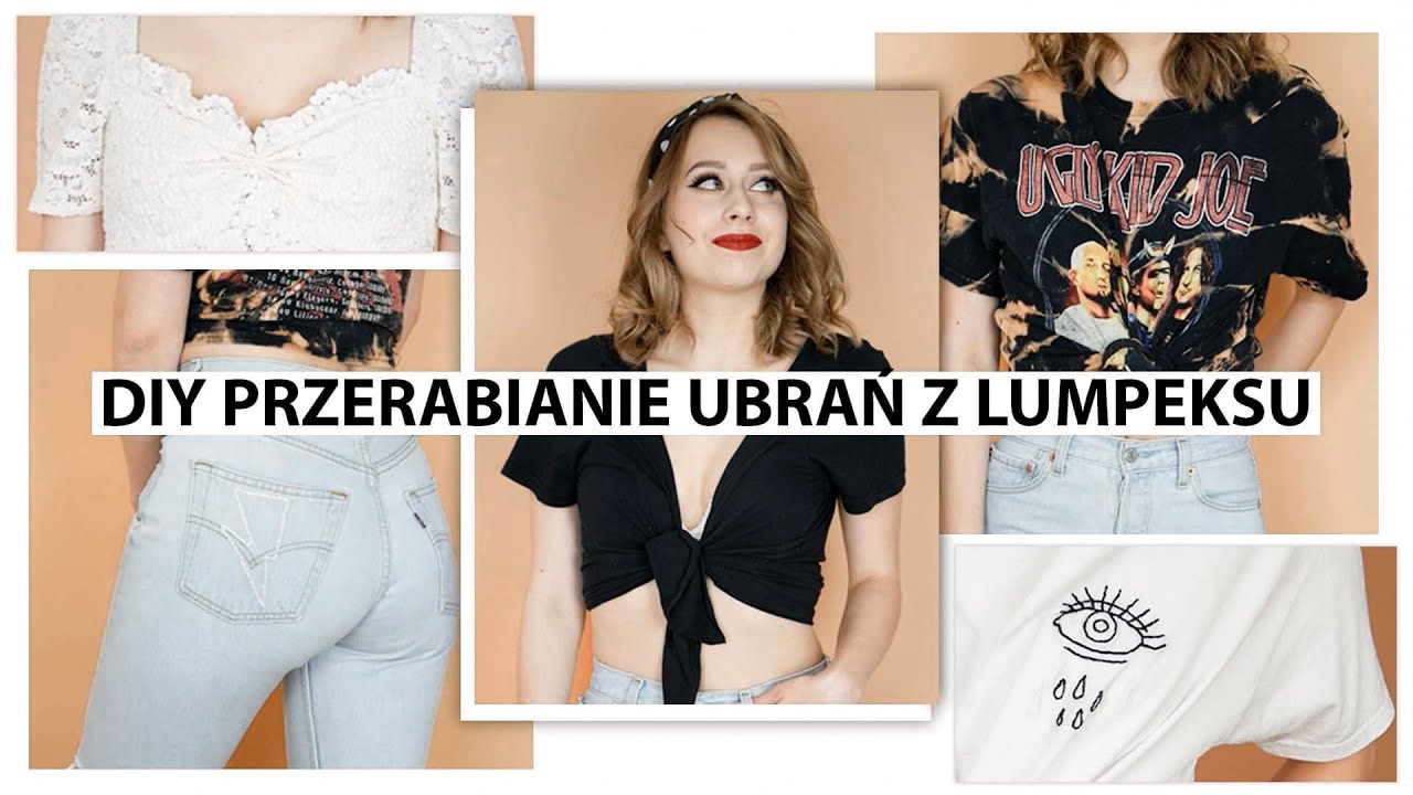 DIY 💸 PRZERABIANIE UBRAŃ !PROSTE DO WYKONANIA W DOMU!