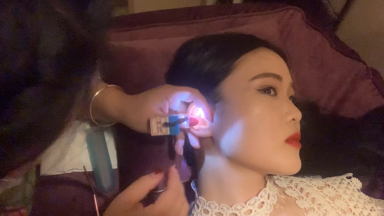 ASMR Enjoy the Tingly  Ear Cleaning on a Rainy Night (No Talking) Different Triggers for Sleep