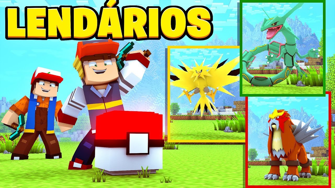 Minecraft: LUCKY BLOCK PIXELMON DE LENDARIOS  - POKEMON #31 ‹ PORTUGAPC GAMES ›