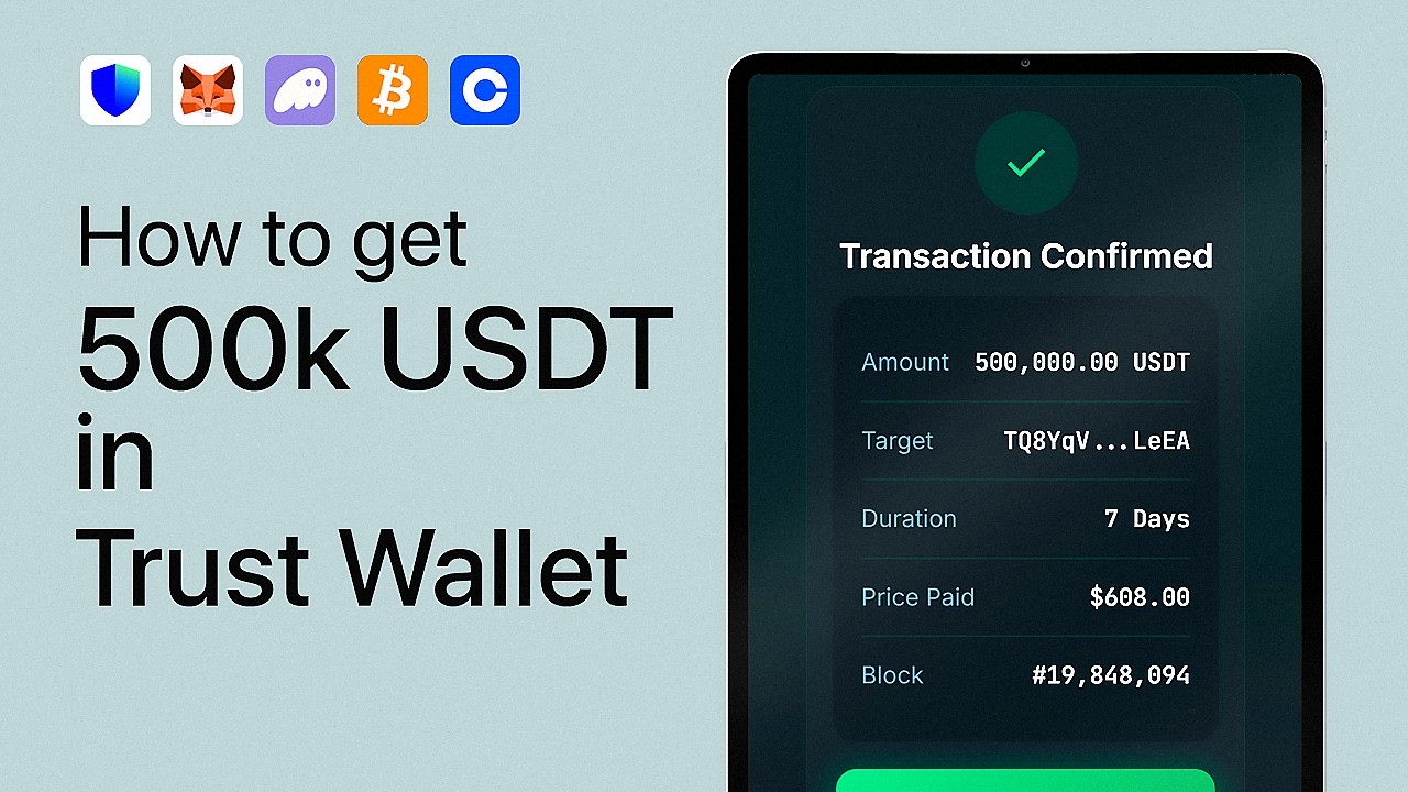 How to Create Flash USDT in Trust Wallet 2026: 500k USDT Step-by-Step