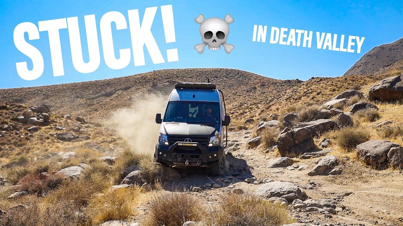 Getting STUCK in DEATH VALLEY! | Testing the SATvan's Limits...
