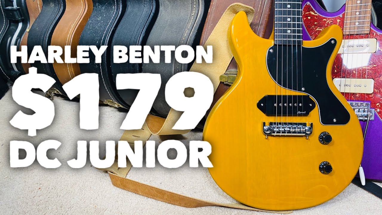 $179 Harley Benton DC Junior - Gibson Les Paul DC Junior Alternative? Better Than Epiphone?