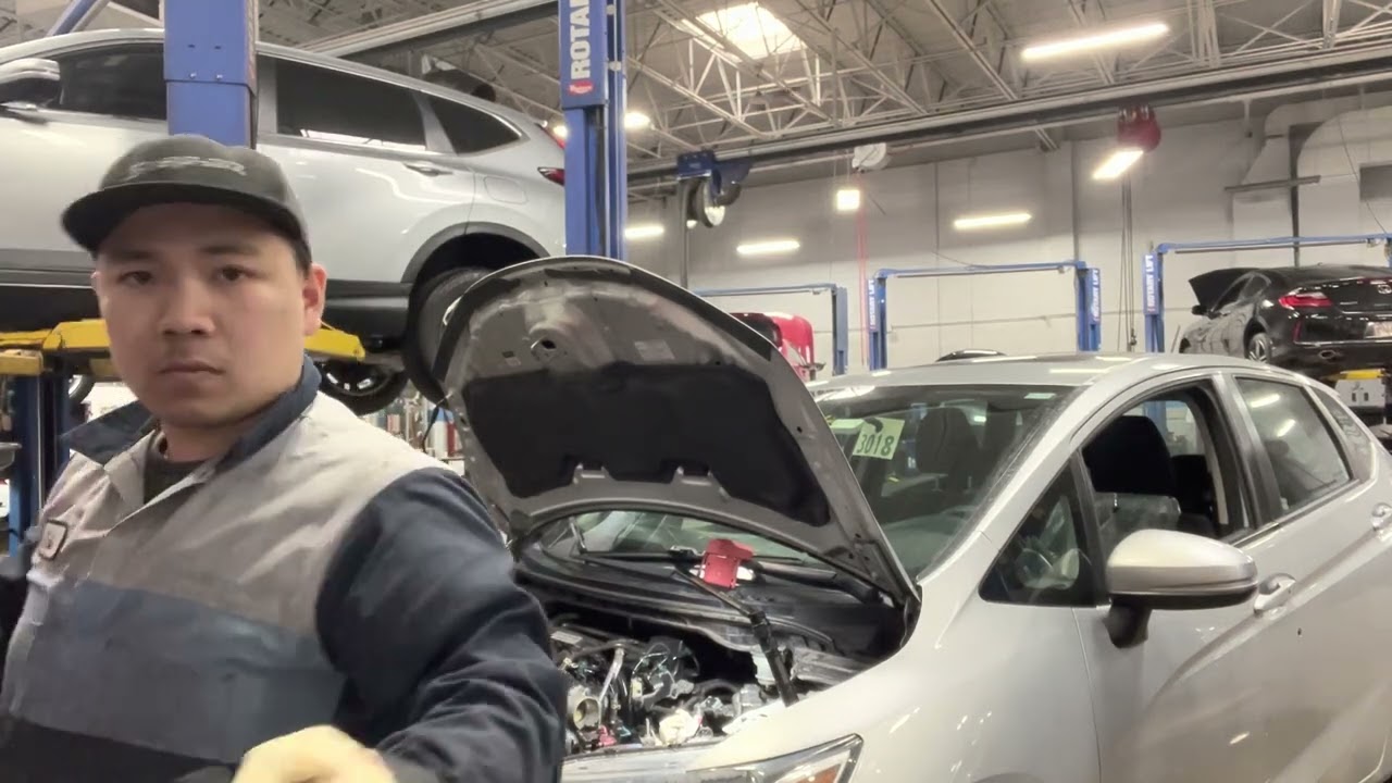 2015 Honda Fit rear main seal replacement part 2 @taingTv