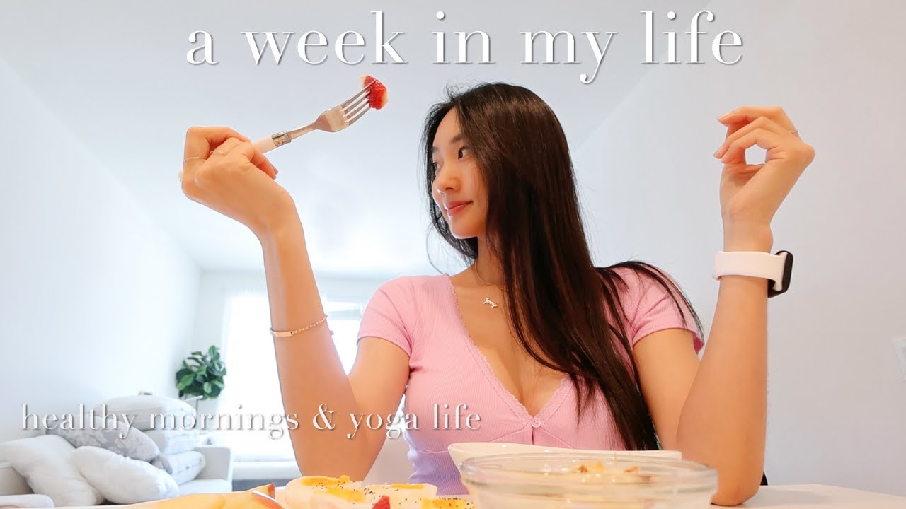 A Week in My Life | healthy breakfast, yoga instructor life, kbbq night, and home reset