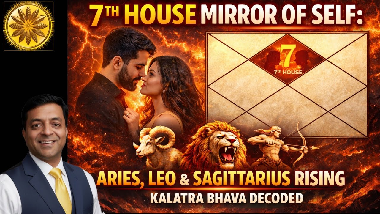 7th House Mirror of Self: Aries, Leo & Sagittarius Rising | Kalatra Bhava Decoded