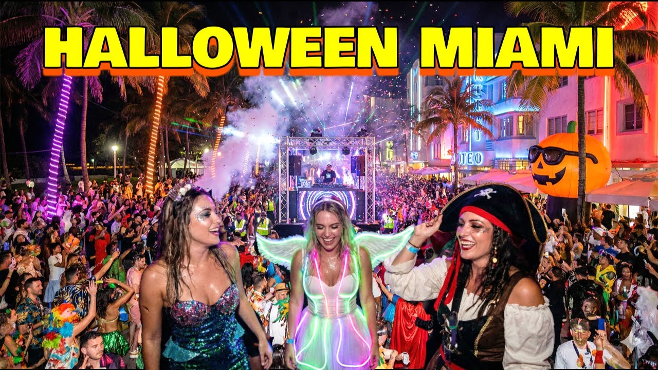 I Went to Miami's WILDEST Halloween Party: Chaos on Lincoln Road