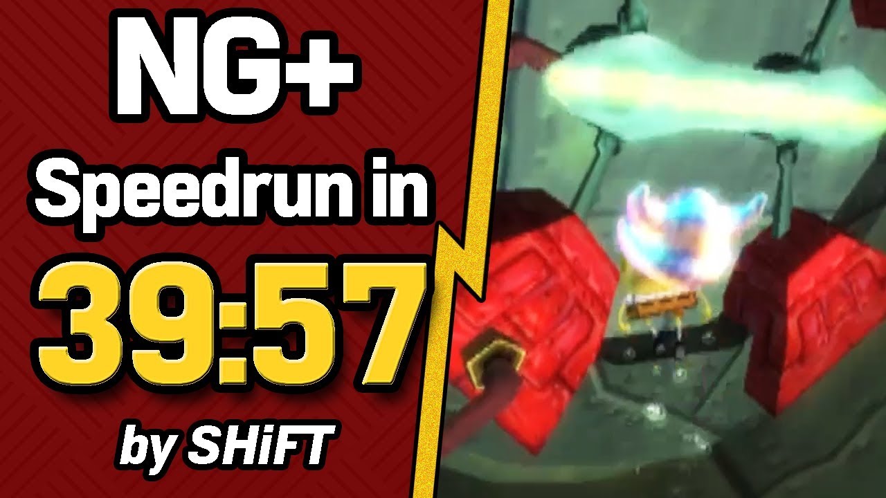 SpongeBob SquarePants: Battle for Bikini Bottom NG+ Speedrun in 39:57 (WR on 7/6/2019)