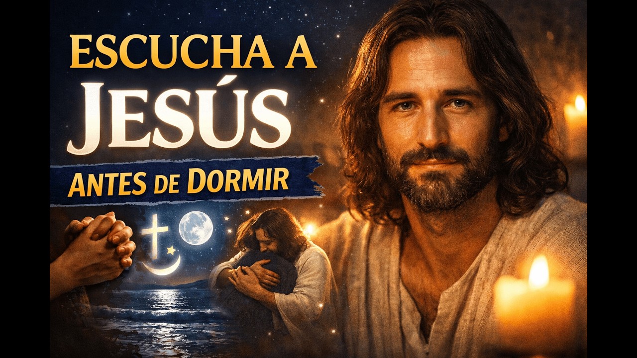ORACIÓN PARA FINALIZAR EL DÍA🌙✝️ | Jesús habla a tu corazón antes de dormir